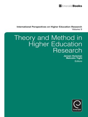 cover image of International Perspectives on Higher Education Research, Volume 9